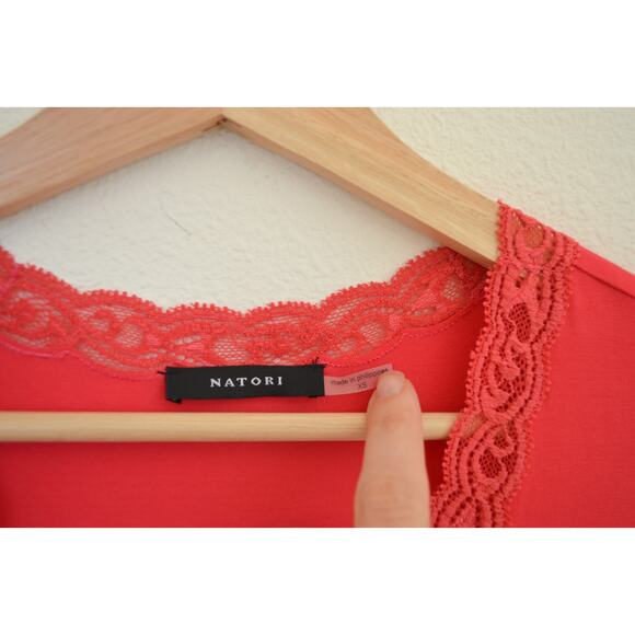 Natori Feathers Essential Sleepshirt Pink New With Tag Size X Small - Picture 4 of 7